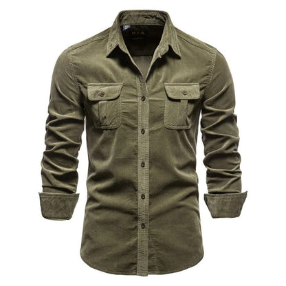 Jasper Men's Shirt - fabric and finish detail