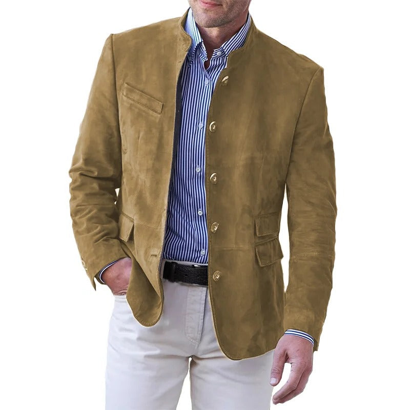 Tristan Men's Blazer | Grey, Navy