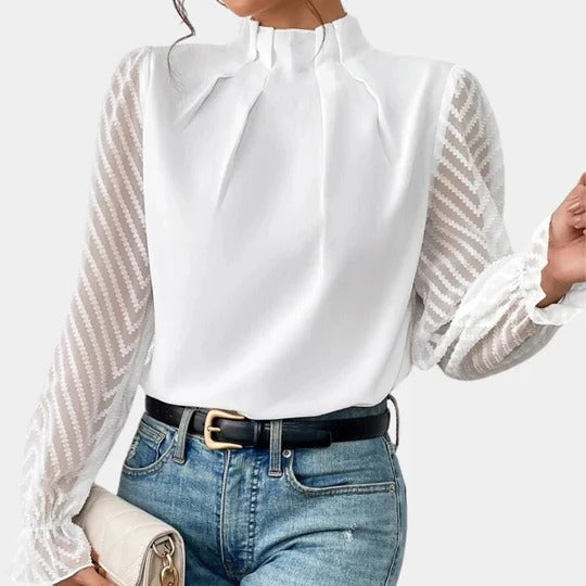 Sienna Women's Top - fabric and finish detail