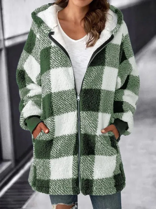 Jolie Women's Oversized Coat - flat lay