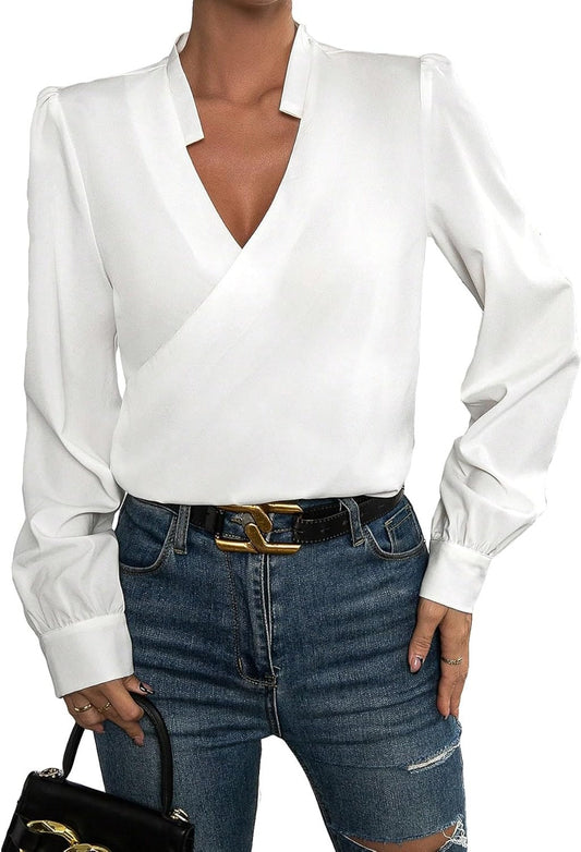 Quinn Women's Blouse - styled view