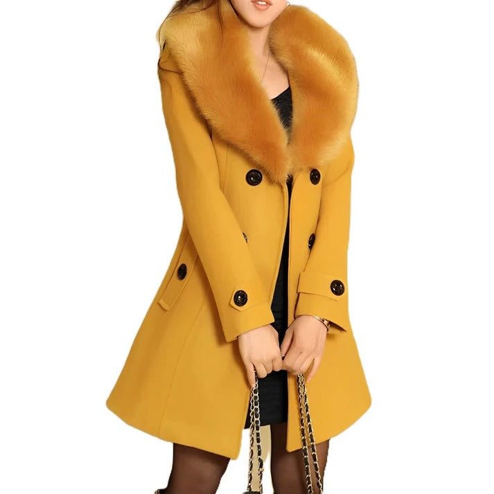 Elena Women's Coat - flat lay