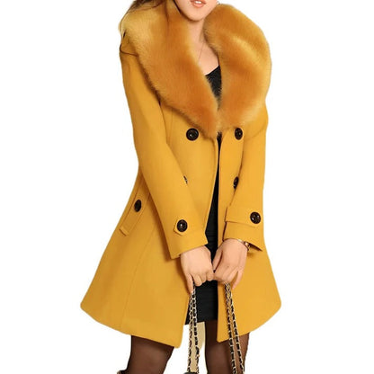 Elena Women's Coat - flat lay