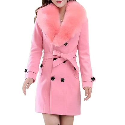 Elena Women's Coat - close-up detail
