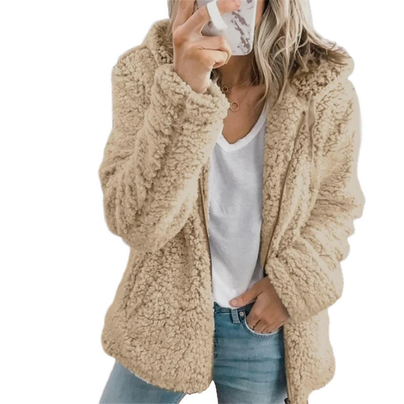 Ines Women's Coat - fabric and finish detail