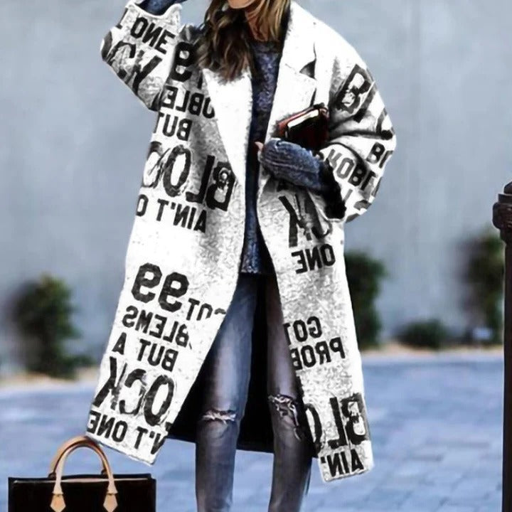 Giselle Women's Trench Coat - shown in use