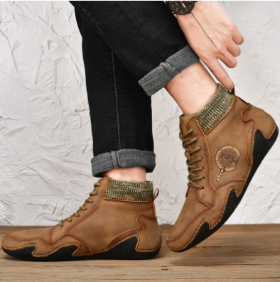 Auden Men's Ankle Boots - fabric and finish detail