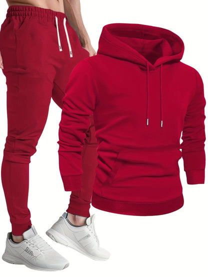 Desmond Men's Hoodie - flat lay