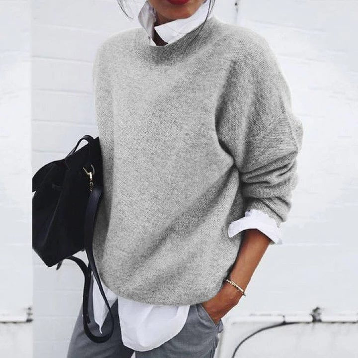 Nell Women's Sweater - fabric and finish detail