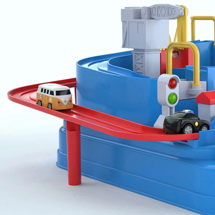 Cedar Car Track Game - styled view