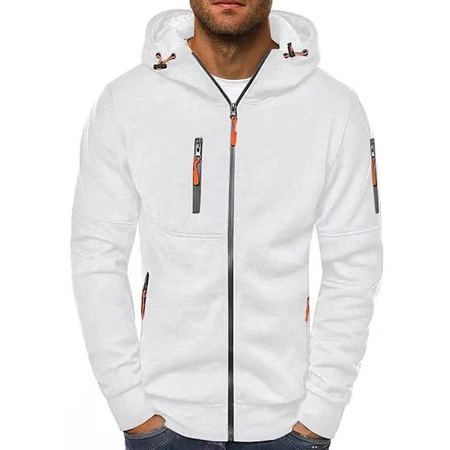 Hector Men's Hoodie | Black, White