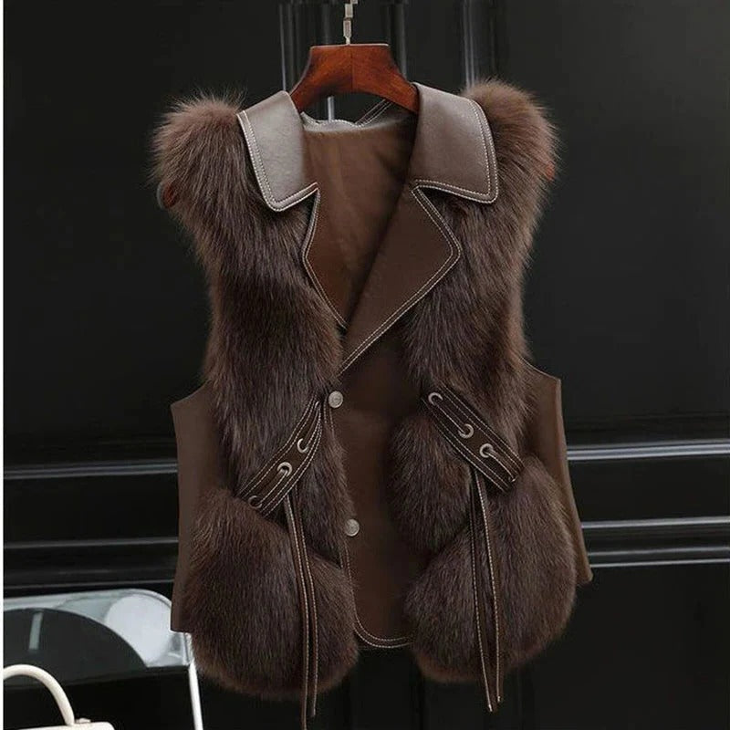 Ivy Women's Vest - fabric and finish detail