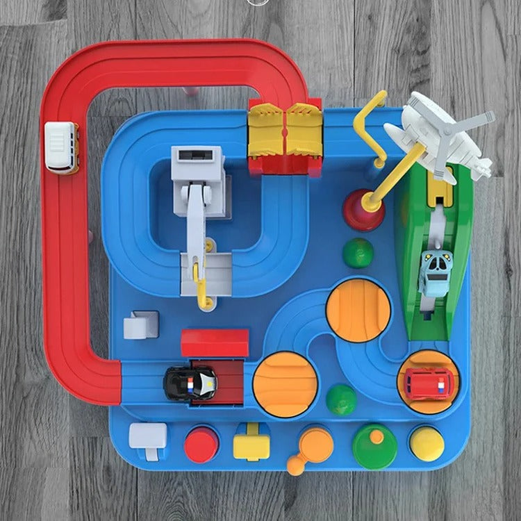 Cedar Car Track Game - front view