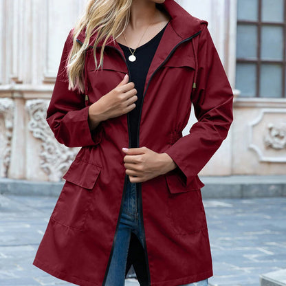Faye Women's Trench Coat - full-length view