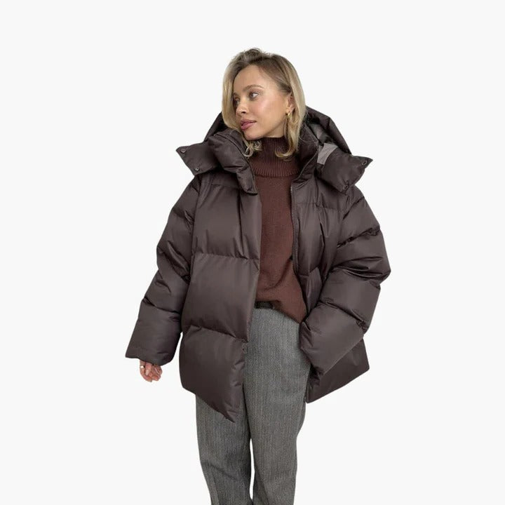 Quinn Women's Puffer Jacket - back view