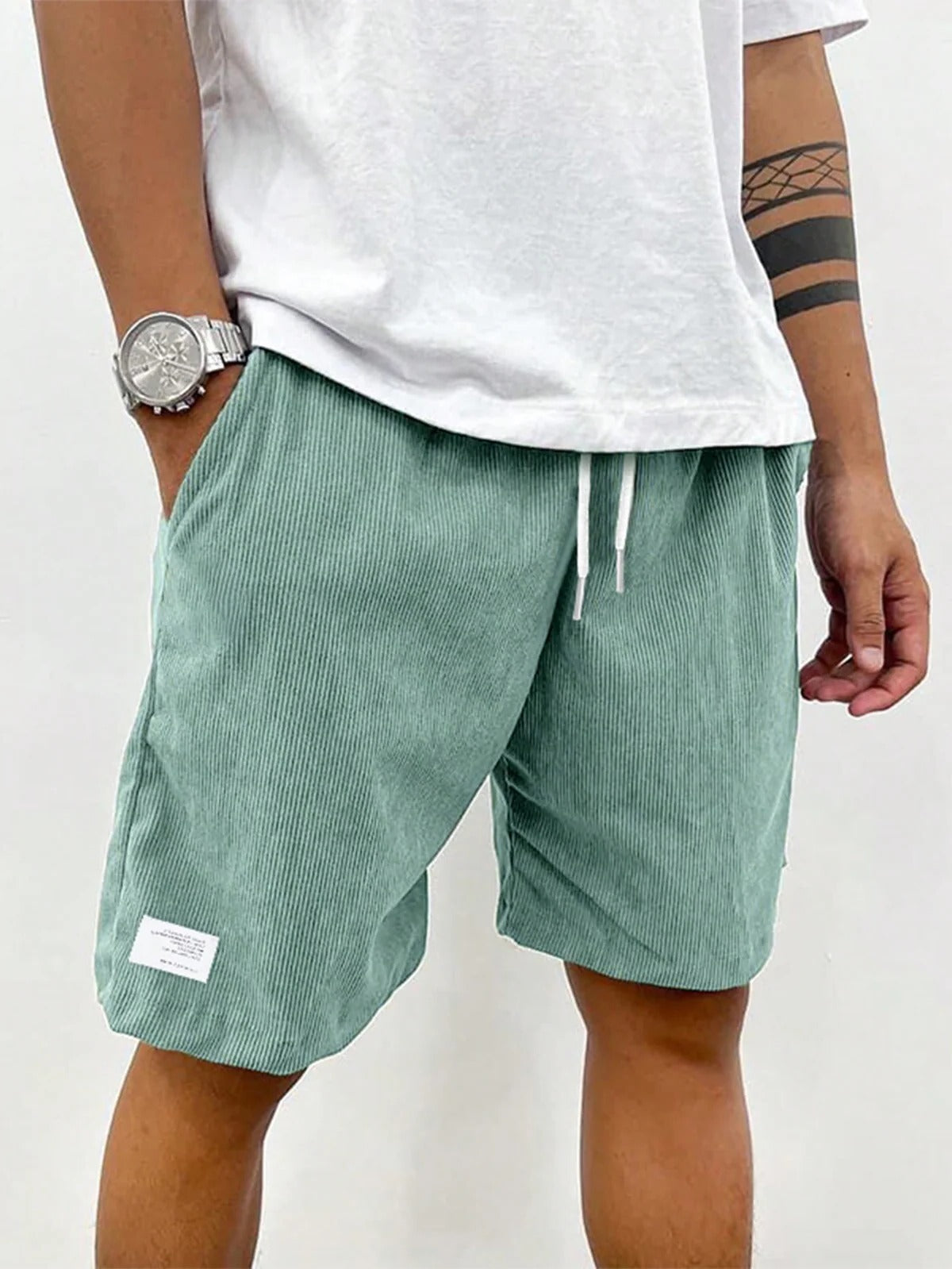 Reuben Men's Shorts - flat lay