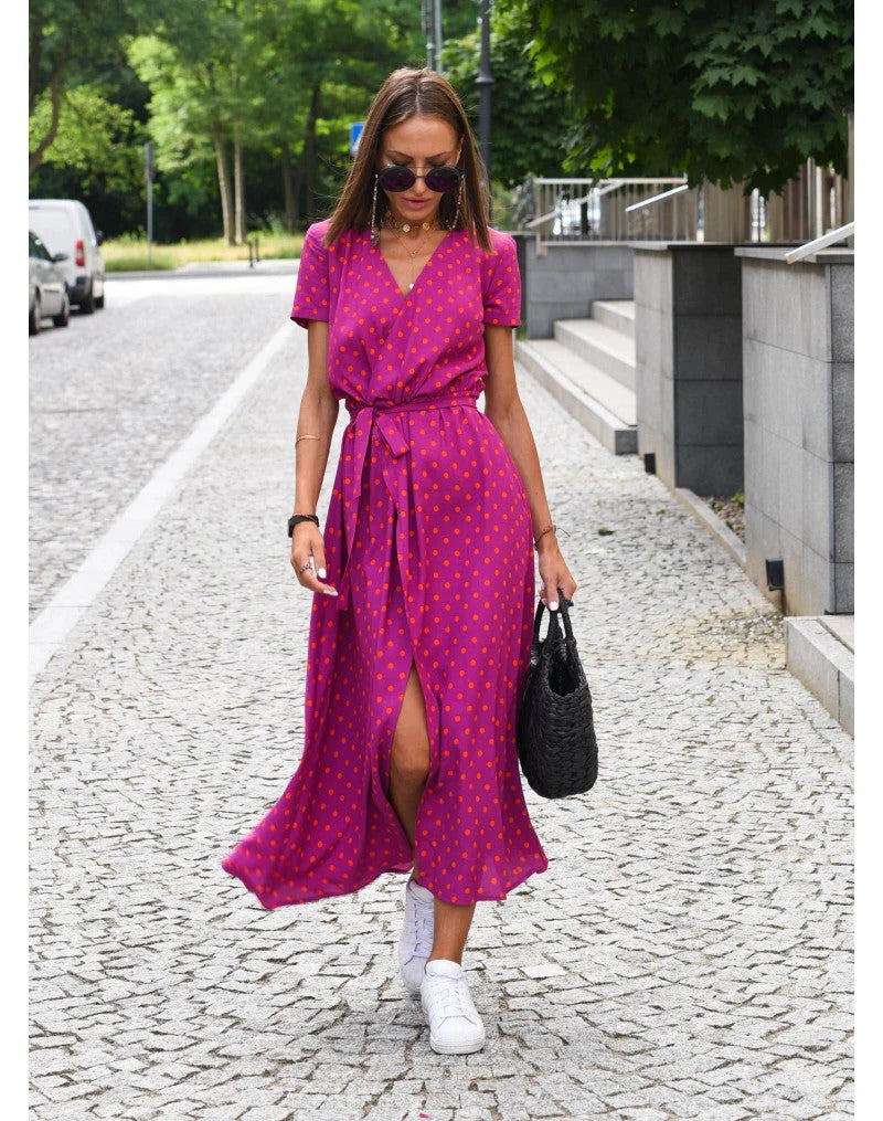 Uma Women's Midi Dress - fabric and finish detail