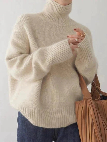 Lila Women's Sweater - fabric and finish detail
