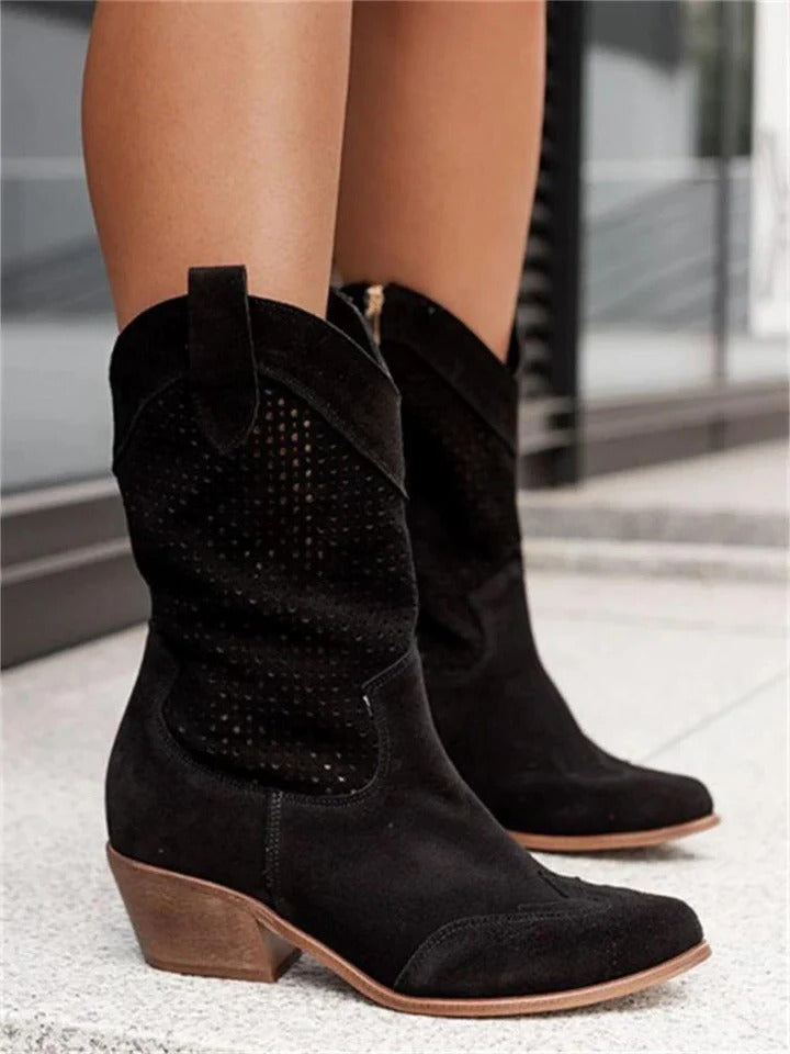 Eloise Women's Ankle Boots - styled view