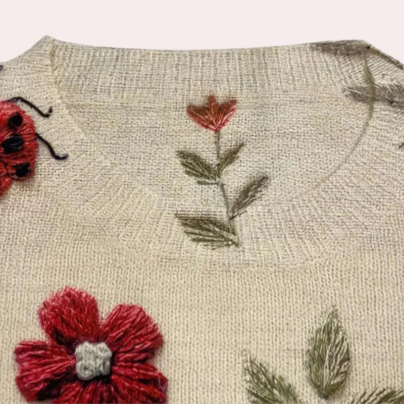 Opal Women's Sweater - close-up detail