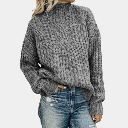 Jolie Women's Sweater - fabric and finish detail