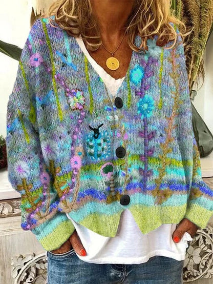 Genevieve Women's Cardigan - back view