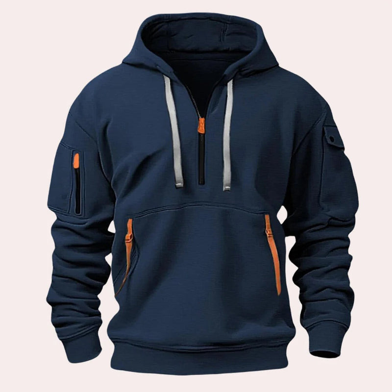 Isaac Men's Hoodie - shown in use
