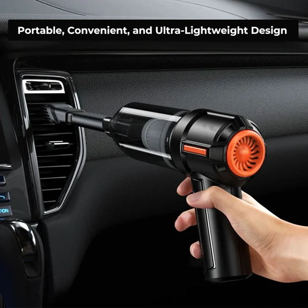 River Car Vacuum Cleaner - flat lay