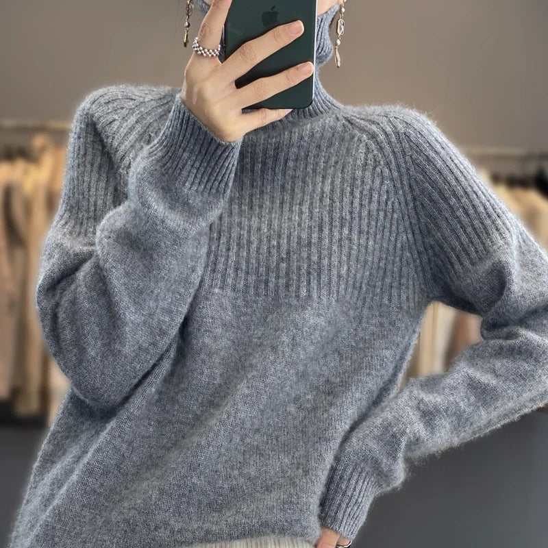 Esme Women's Sweater - fabric and finish detail
