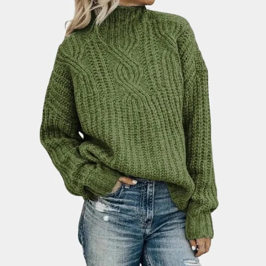 Jolie Women's Sweater | Black, White