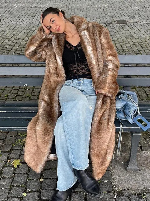 Maren Women's Trench Coat - back view