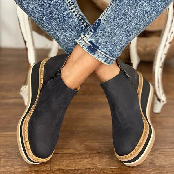 Verity Women's Ankle Boots - styled view