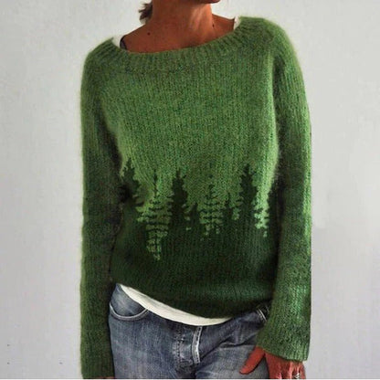 Yara Women's Sweater - fabric and finish detail