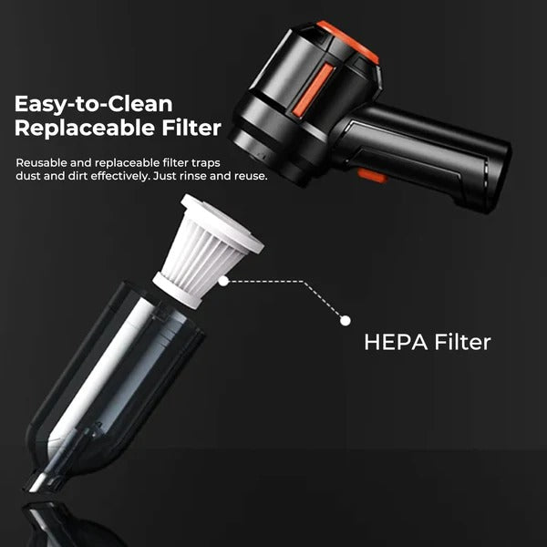 River Car Vacuum Cleaner - close-up detail
