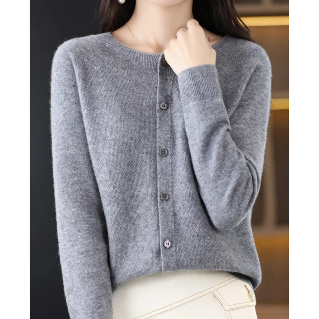 Odette Women's Cardigan - flat lay