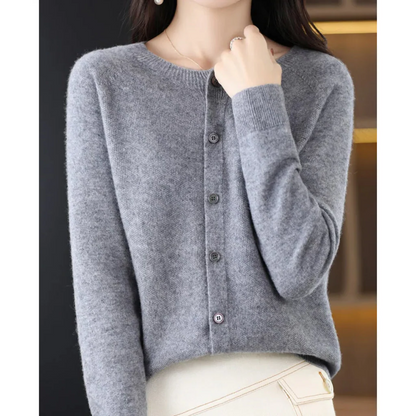 Odette Women's Cardigan - flat lay