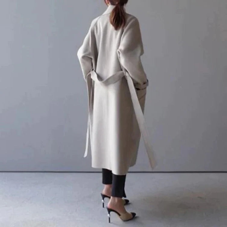 Harlow Women's Trench Coat - back view