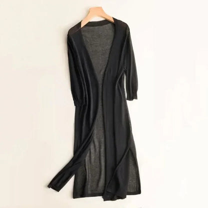 Nell Women's Cardigan - fabric and finish detail
