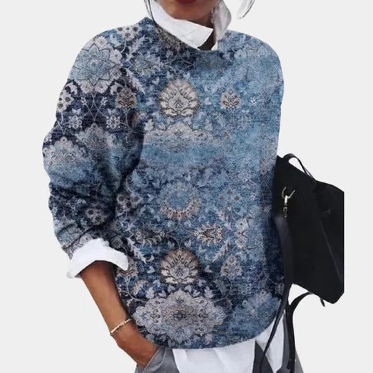 Lila Women's Sweater - fabric and finish detail