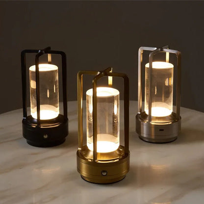Willow LED Table Lamp - fabric and finish detail