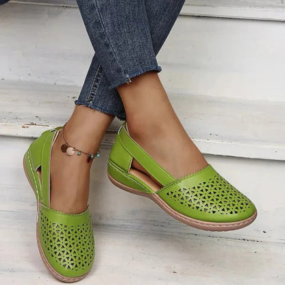 Margot Women's Loafers - fabric and finish detail