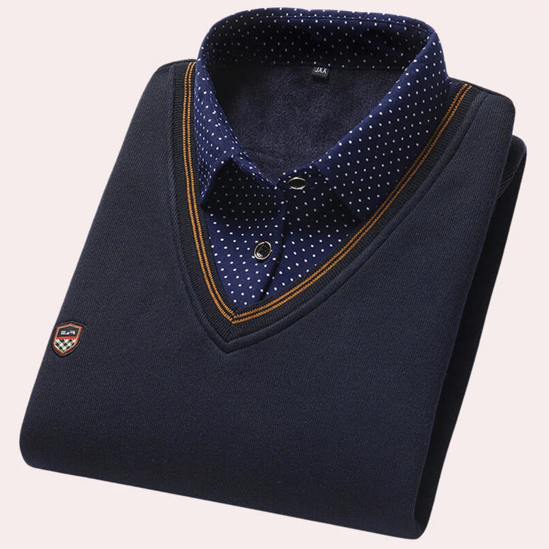 Finnian Men's Sweater - flat lay