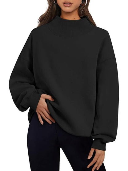 Imogen Women's Oversized Sweatshirt - fabric and finish detail
