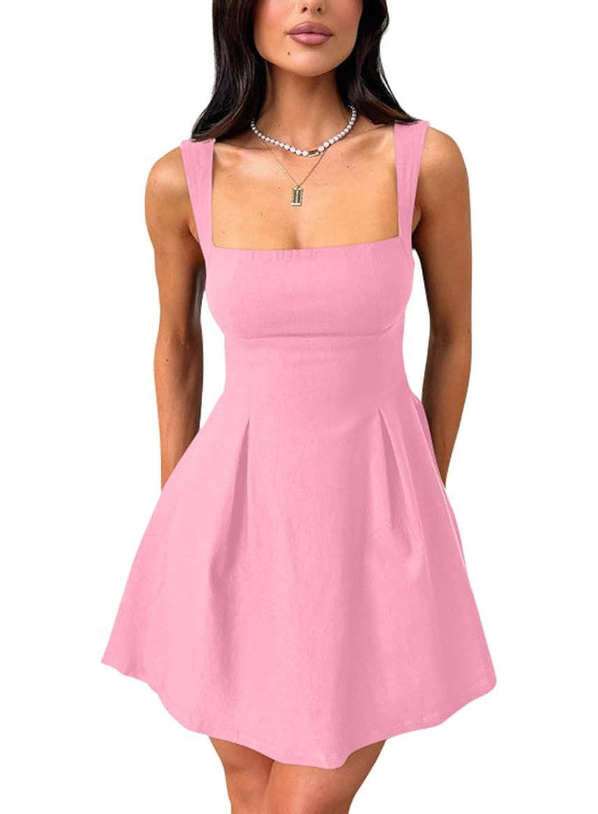 Tamsin Women's Adjustable Mini Dress - flat lay