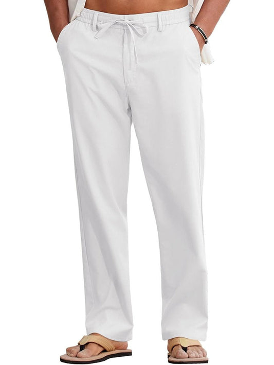 Auden Men's Linen Trousers - styled view
