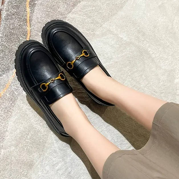 Yvette Women's Suede Loafers | Black