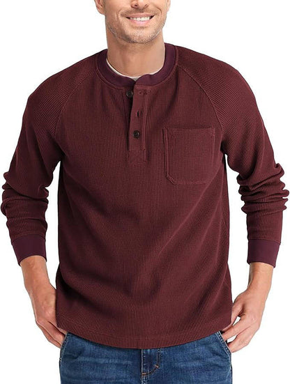 Gray Men's Sweater - fabric and finish detail
