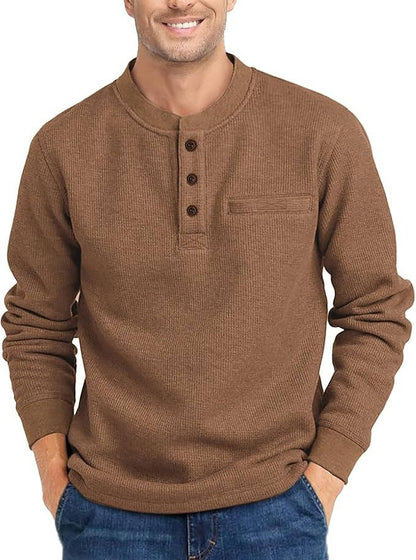 Gray Men's Sweater - back view