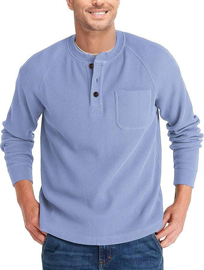 Gray Men's Sweater - close-up detail
