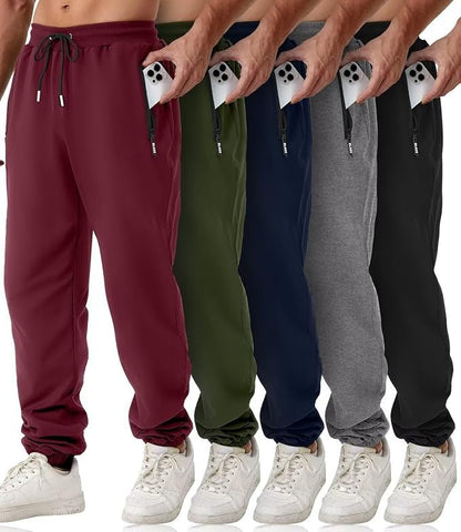Gray Men's Joggers - full-length view